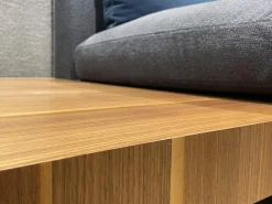 Rolf Benz Wohnlandschaften|Wohnlandschaft Kumo 555 Stoff 22 505 Schwarzblau Grau Gussfuß Matt Verkehrsschwarz Schwarz