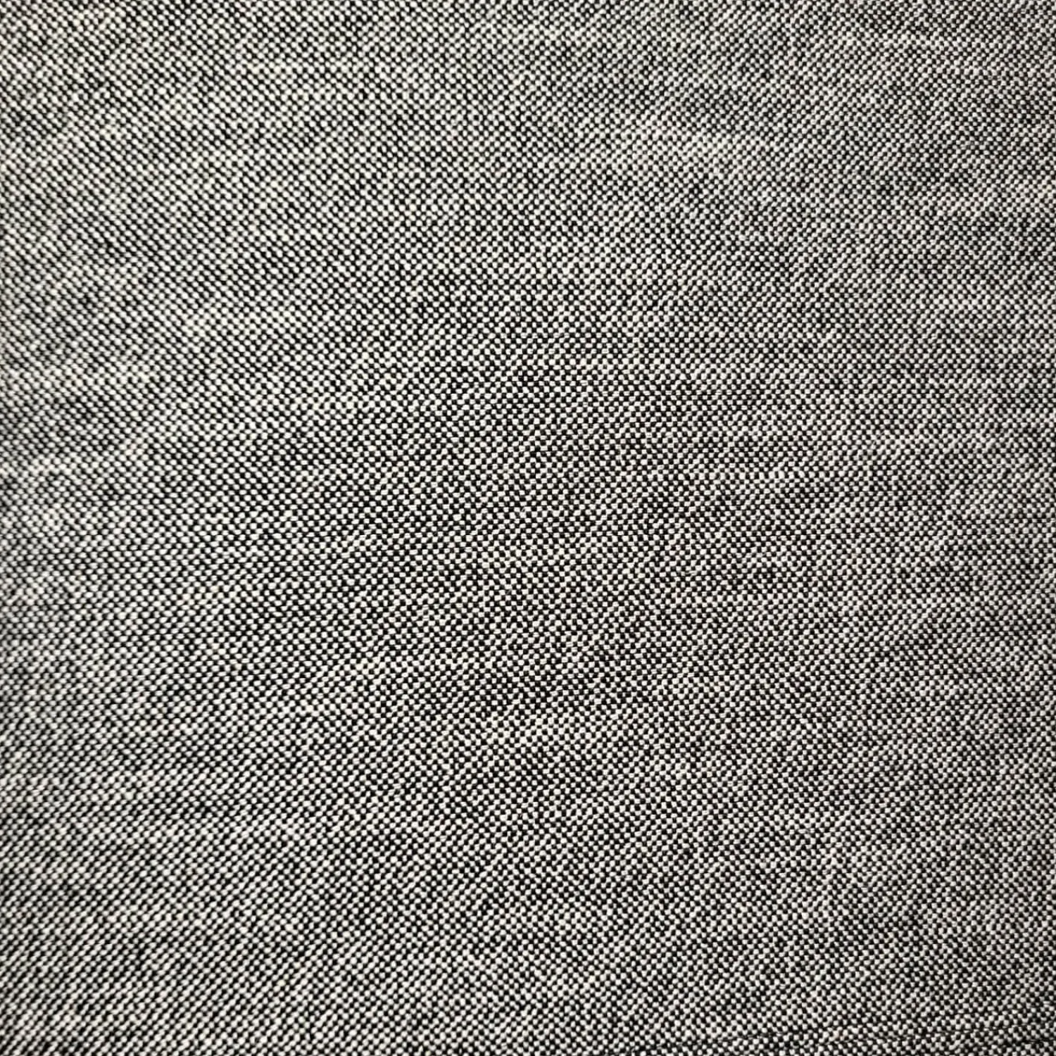 Rolf Benz Wohnlandschaften|Wohnlandschaft Nuvola Textilgewebe Schwarz Weiß Gemischt Fuß Aluminium Verkehrsschwarz RAL 9017 Lackiert Mit Kissen