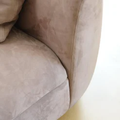 Baxter Wohnlandschaften|Ecksofas|Wohnlandschaft Piaf Und Konsole Calix Leder Kashmir Boue Cat.A Konsole Massives Lindenholz