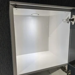 Nobilia Wohnwände & Tv-Lowboards|Wohnwand 945 Easytouch Lacklaminat 967 Alpinweiß Mit Beleuchtung