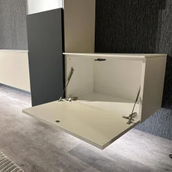 Nobilia Wohnwände & Tv-Lowboards|Wohnwand 945 Easytouch Lacklaminat 967 Alpinweiß Mit Beleuchtung