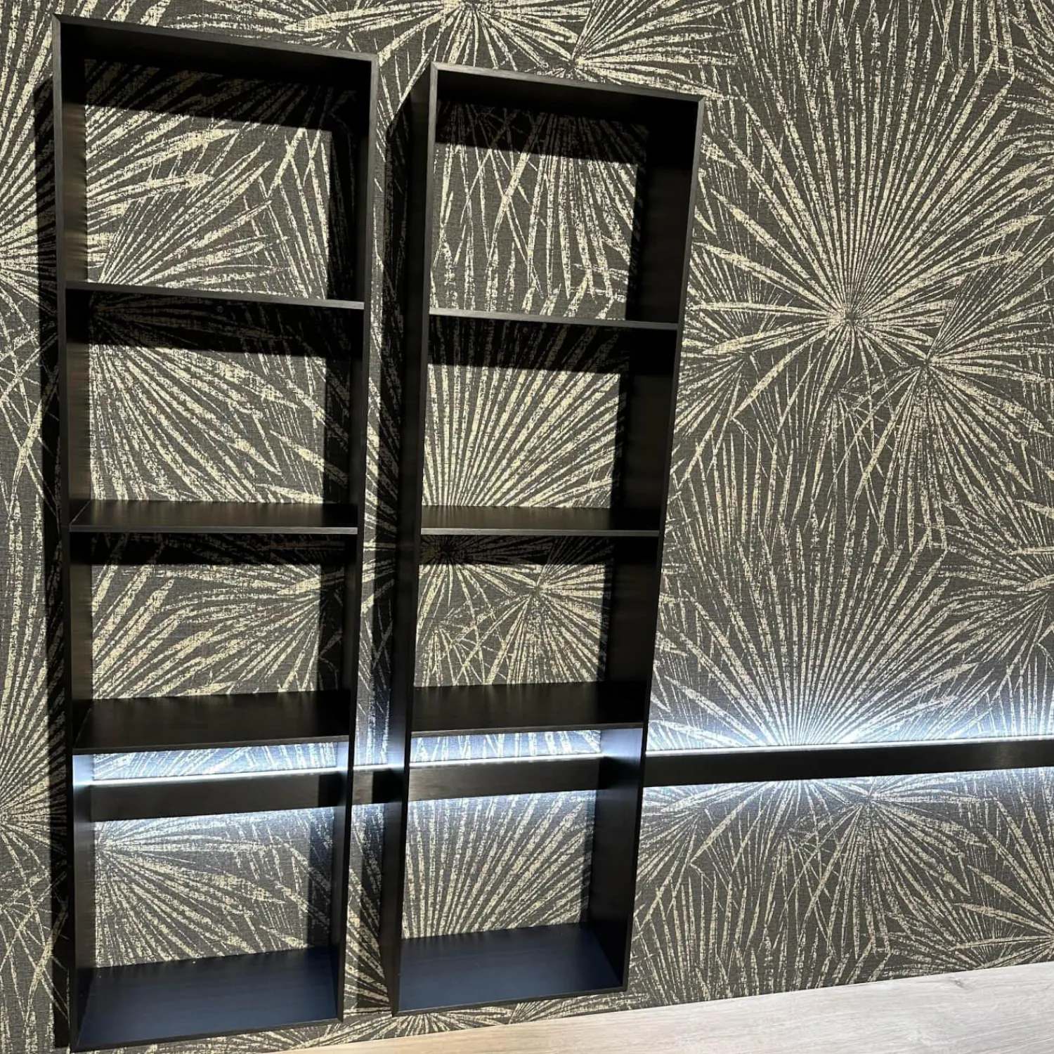 Nobilia Wohnwände & Tv-Lowboards|Wohnwand 945 Easytouch Lacklaminat Sand Beige Ultramatt Abdeckplatte Eiche Montreal