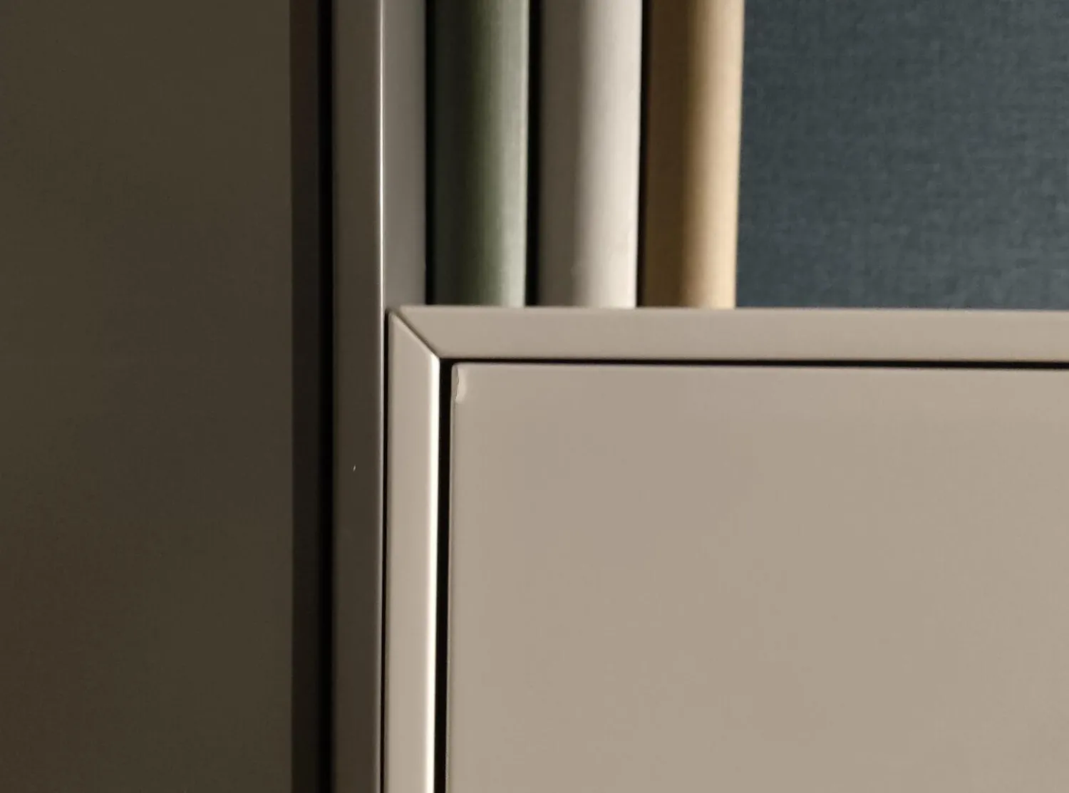 WK Wohnen Wohnwände & Tv-Lowboards|Wohnwand 419 Intono Glattlack Steingrau Rahmenfüße Schwarz