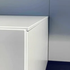 Kettnaker Wohnwände & Tv-Lowboards|Wohnwand Alea Lack Weiß Steingrau