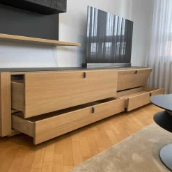 Voglauer Wohnwände & Tv-Lowboards|Wohnwand Aura Lowboard Hängelement mit LED Beleuchtung