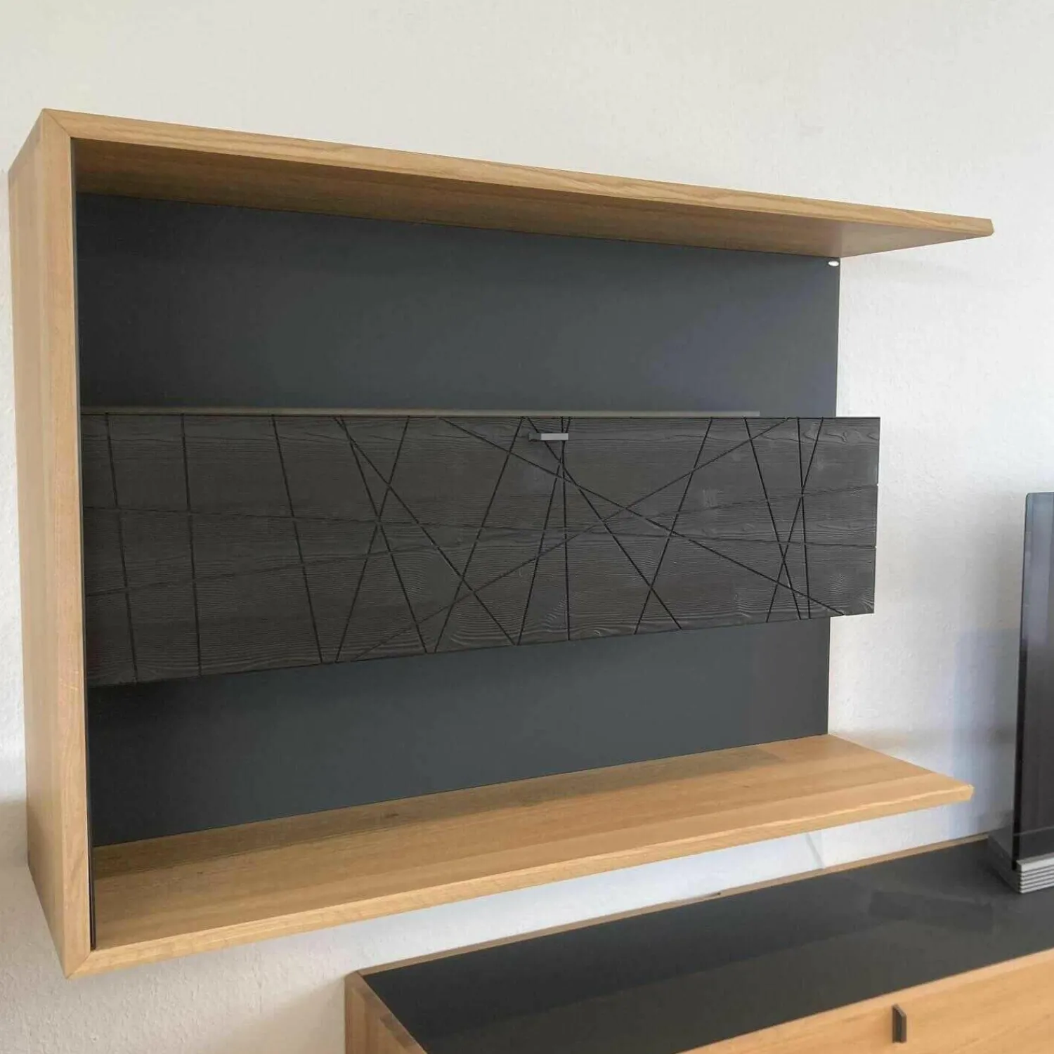 Voglauer Wohnwände & Tv-Lowboards|Wohnwand Aura Lowboard Hängelement mit LED Beleuchtung