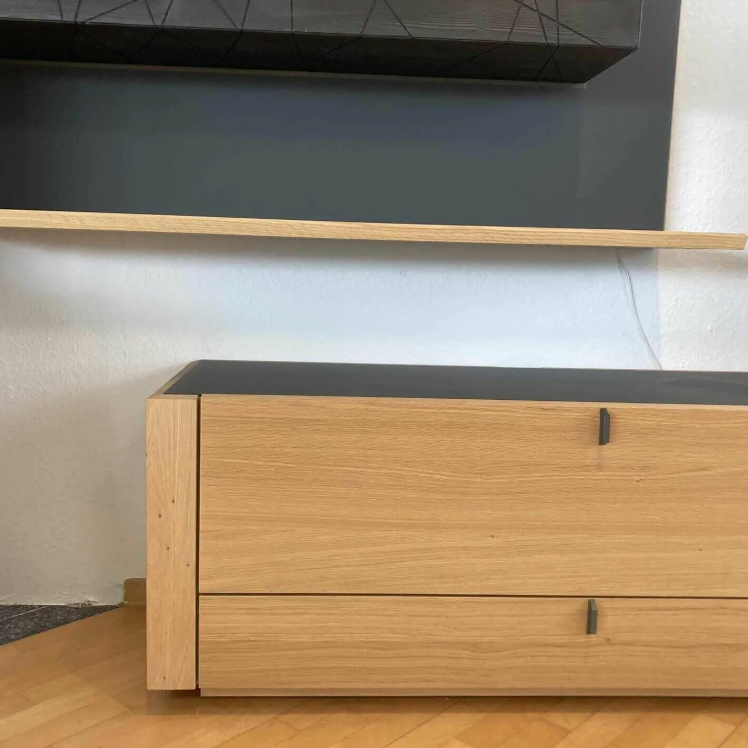 Voglauer Wohnwände & Tv-Lowboards|Wohnwand Aura Lowboard Hängelement mit LED Beleuchtung