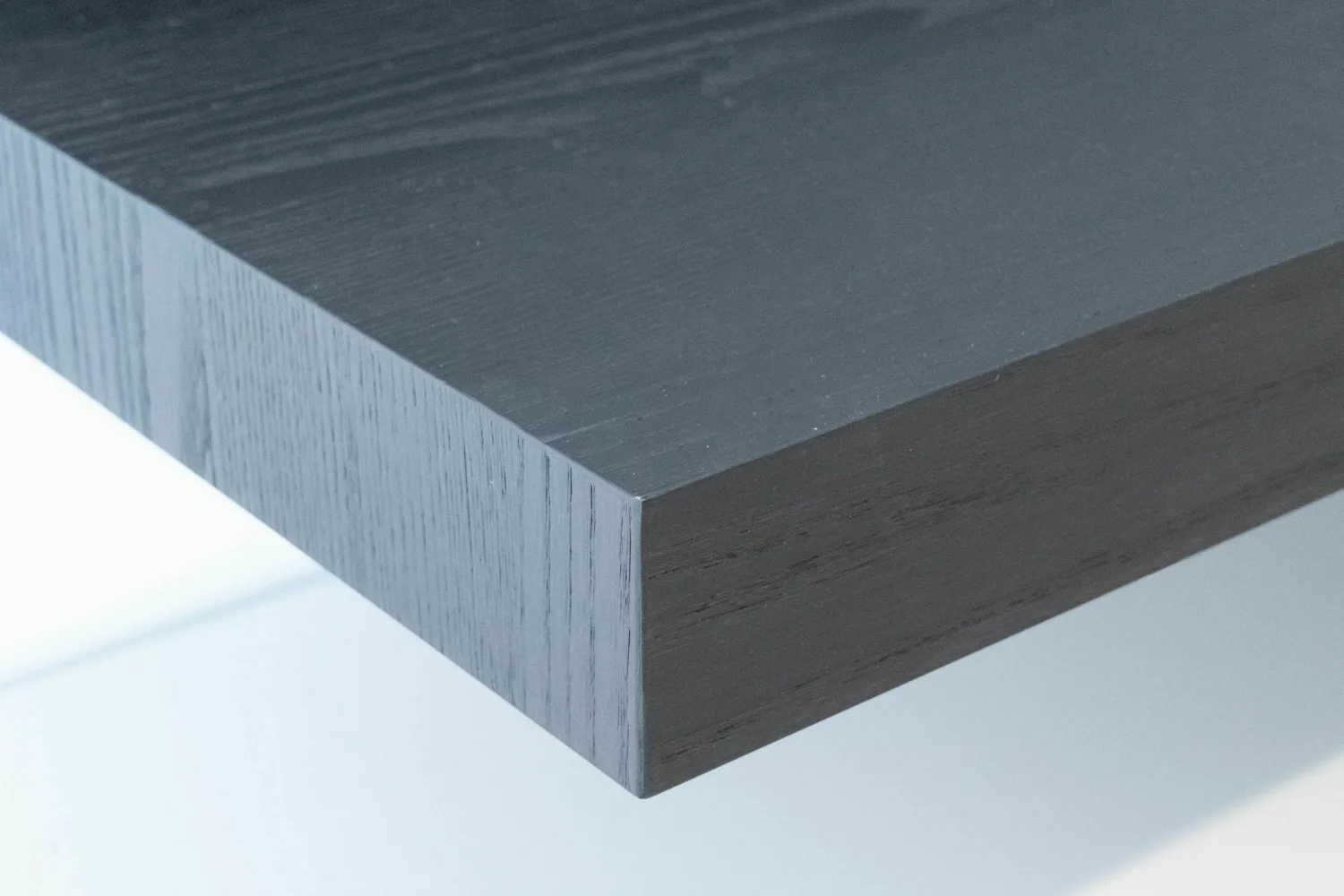 Poliform Wohnwände & Tv-Lowboards|Wohnwand Bücherregal Quid Ulme Schwarz Mit Beleuchtung Und Hocker