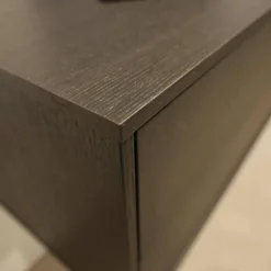 Gwinner Wohnwände & Tv-Lowboards|Wohnwand Bera Eiche Satin Terra Schwarz Gold Inklusive Sideboard Und Couchtisch