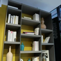 Contur Wohnwände & Tv-Lowboards|Wohnwand Catona Glattlack Onyxgrau Grau Klarglas Optiwhite Inklusive Beleuchtung