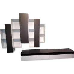 Interlübke Wohnwände & Tv-Lowboards|Wohnwand Cube Change Play Bronze Weiß