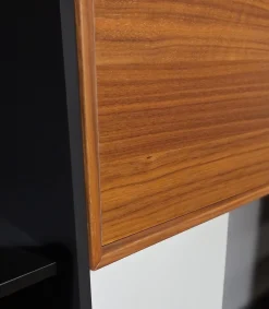 Sudbrock Wohnwände & Tv-Lowboards|Wohnwand Cubo Game Lack Matt Cosmos Grau Nussbaum Natur