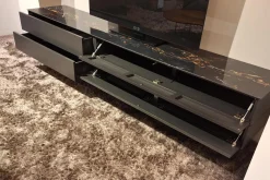 Sudbrock Wohnwände & Tv-Lowboards|Wohnwand Cubo Game Lack Matt Cosmos Grau Nussbaum Natur