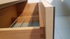 Team 7 Wohnwände & Tv-Lowboards|Wohnwand Cubus Eiche Weißöl Farbglas Taupe