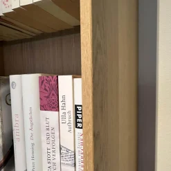 Team 7 Wohnwände & Tv-Lowboards|Wohnwand Cubus Eiche Weißöl Glas Matt Pearl Touchbeschlag