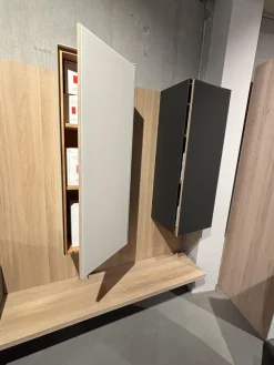 Team 7 Wohnwände & Tv-Lowboards|Wohnwand Cubus Pure 32 Eiche Weiß Geölt Farbglas In Naturweiß Kiesel Grau Und Graphitgrau Mit Beleuchtung Und TV-Halteplatte