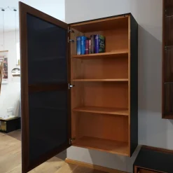 Team 7 Wohnwände & Tv-Lowboards|Wohnwand Cubus Pure 8 In Nussbaum Naturgeölt Fronten In Glas Stahl