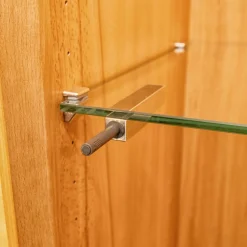 Team 7 Wohnwände & Tv-Lowboards|Wohnwand Cubus Vollholz Kernbuche Natur Geölt Inklusive Granit-Platte Und LED-Beleuchtung