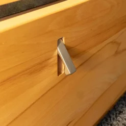 Team 7 Wohnwände & Tv-Lowboards|Wohnwand Cubus Vollholz Kernbuche Natur Geölt Inklusive Granit-Platte Und LED-Beleuchtung