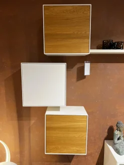 Hülsta Wohnwände & Tv-Lowboards|Wohnwand Easy Lack Reinweiß Absetzung Natureiche Inklusive Wand Steckbord Time