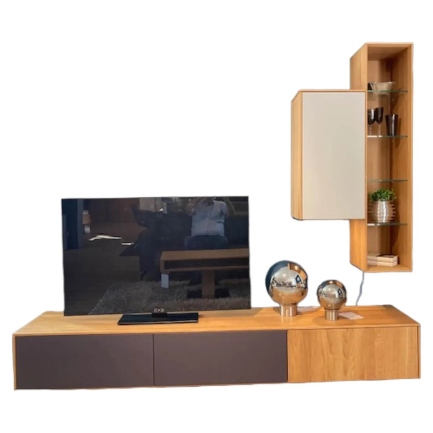 Team 7 Wohnwände & Tv-Lowboards|Wohnwand Filigno Eiche Massiv Natur Geölt