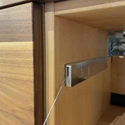 Team 7 Wohnwände & Tv-Lowboards|Wohnwand Filigno Nussbaum Natur Geölt Inklusive Technikelement Mit Kabelhohlraum