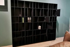 Piure Wohnwände & Tv-Lowboards|Wohnwand Flex MDF Mattlack P43 Coal Schwarz 250x216