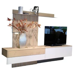 Sudbrock Wohnwände & Tv-Lowboards|Wohnwand Goya Glattlack Blütenweiß Ohne Lamellenpaneel