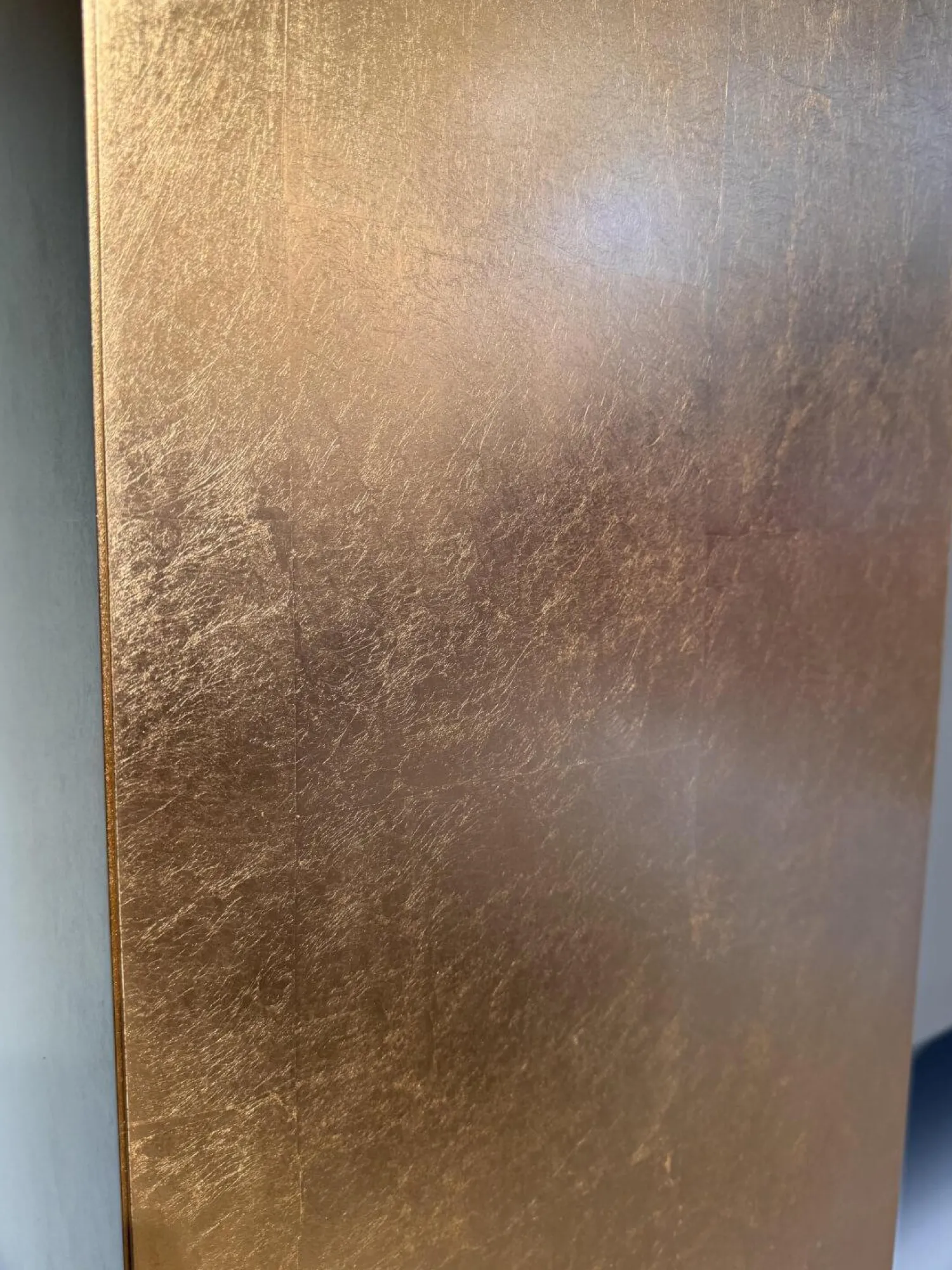 minottiitalia Wohnwände & Tv-Lowboards|Wohnwand Inpiedi Lack Interno Metall Gold Lack Coffee Braun Inklusive LED Beleuchtung