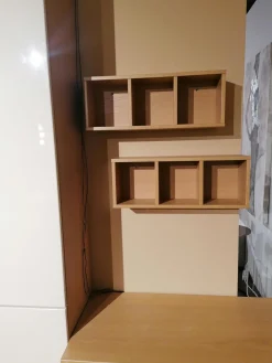 Musterring Wohnwände & Tv-Lowboards|Wohnwand Kira Front Lack Crema Creme Korpus Eiche Sand Griff Chrom Inklusive Beleuchtung