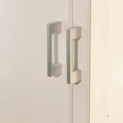 Musterring Wohnwände & Tv-Lowboards|Wohnwand Kira Korpus Und Front Lack Weiß Regale Lack Grau Mit LED-Beleuchtung