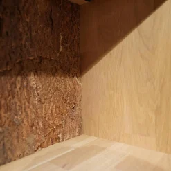 Decker Wohnwände & Tv-Lowboards|Wohnwand Lavaro Wildeiche Bianco Massiv Geölt Mit Sideboard Und Beleuchtung Ohne Fernseher