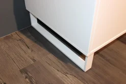 Rietberger Möbelwerke Wohnwände & Tv-Lowboards|Wohnwand Lennon Lack Weiß Absetzung Kristallbuche