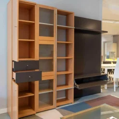 Gruber & Schlager Wohnwände & Tv-Lowboards|Wohnwand Logo Lack Schiefer Ahorn Birnbaum