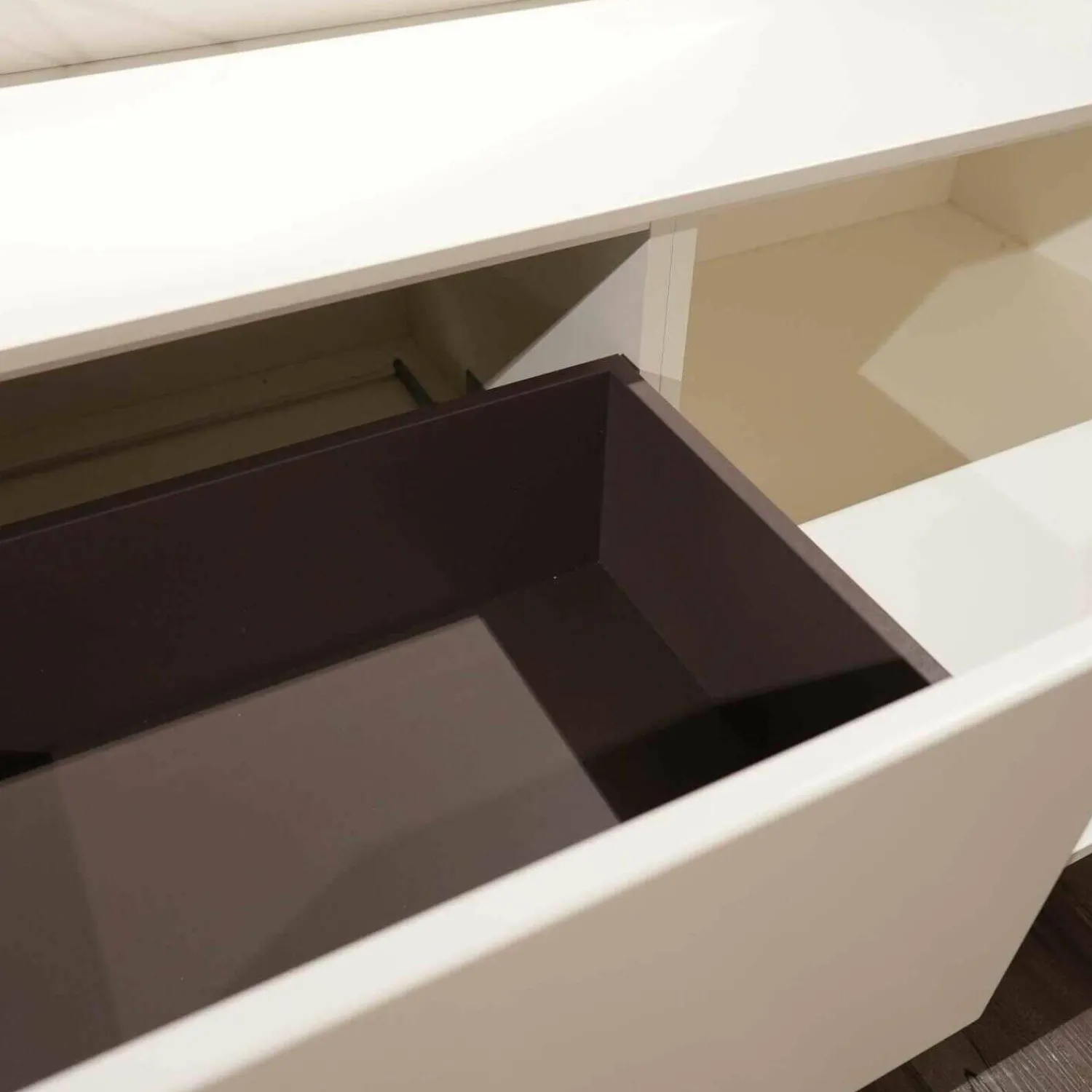 Rietberger Möbelwerke Wohnwände & Tv-Lowboards|Wohnwand Lotus Lack Weiß Kernesche