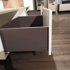 Rietberger Möbelwerke Wohnwände & Tv-Lowboards|Wohnwand Lotus Lack Weiß Kernesche