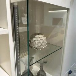 Gwinner Wohnwände & Tv-Lowboards|Wohnwand LS 561220 PG1 Lack Seidenmatt Weiß Und Anthrazit Inklusive LED-Beleuchtung