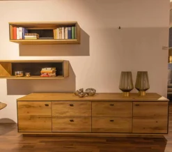 Schröder Franz Wohnwände & Tv-Lowboards|Wohnwand LS479920 Kitzalm Alpenglück Alteiche Natur