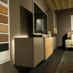 Die Hausmarke Wohnwände & Tv-Lowboards|Wohnwand Media Design Holz Nougat Mattlack Braun