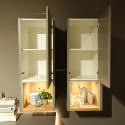 Die Hausmarke Wohnwände & Tv-Lowboards|Wohnwand Media Design Holz Nougat Mattlack Braun