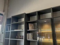 Hülsta Wohnwände & Tv-Lowboards|Wohnwand Mega-Design Schichtplatten Mit Oberflächenlackbeschichtung Grey Grau