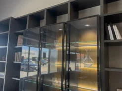 Hülsta Wohnwände & Tv-Lowboards|Wohnwand Mega-Design Schichtplatten Mit Oberflächenlackbeschichtung Grey Grau