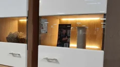 Stralsunder Möbelwerke Wohnwände & Tv-Lowboards|Wohnwand Multiplan Wildeiche Dekot Front Weiß Hochglanz