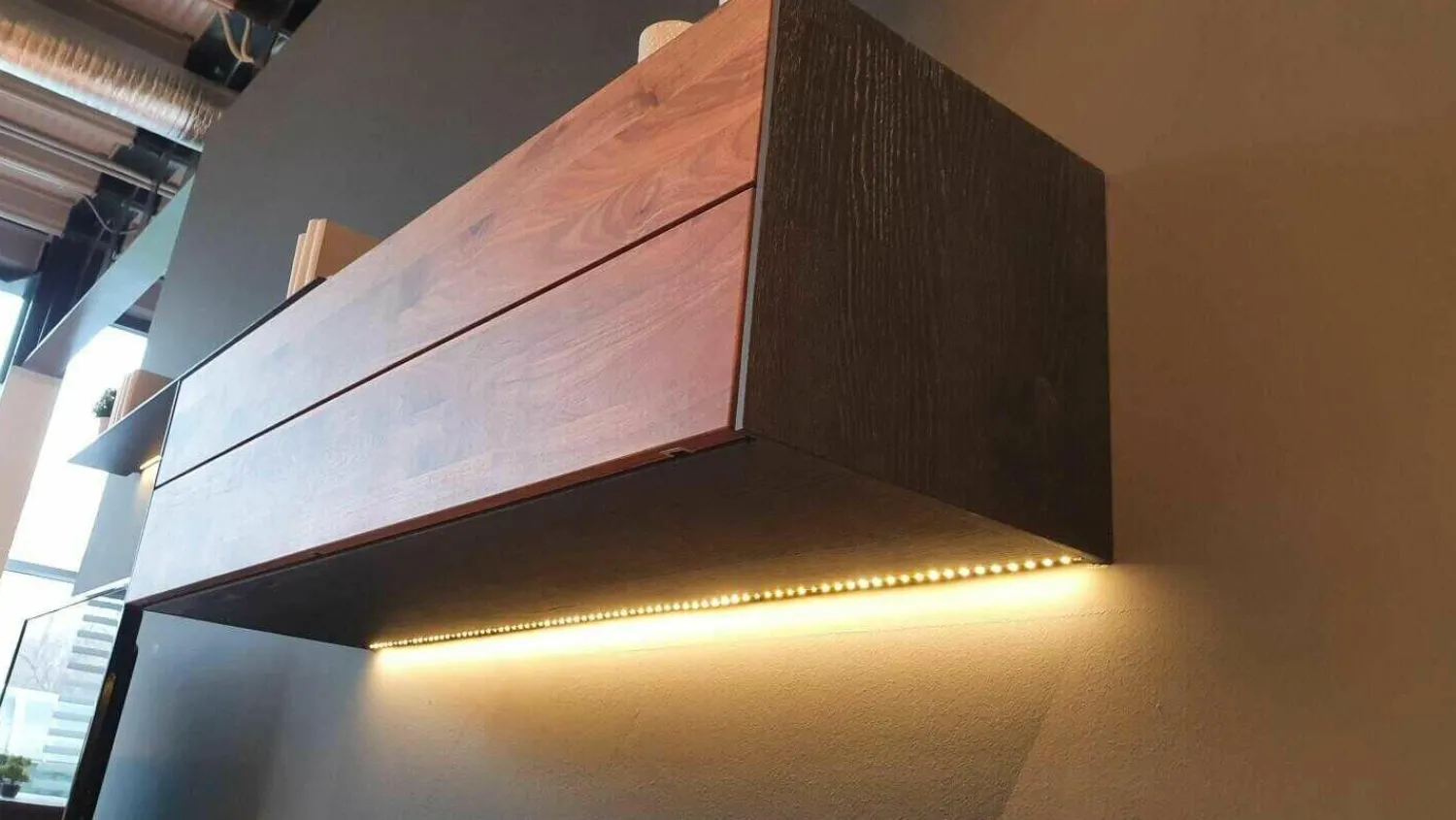 Hartmann Wohnwände & Tv-Lowboards|Wohnwand Nea Nussbaum Eiche Anthrazit