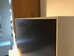 Piure Wohnwände & Tv-Lowboards|Wohnwand Nex Side Eiche Massiv Mattlack Weiß Dune Violett