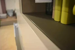 Spectral Smart Furniture Wohnwände & Tv-Lowboards|Wohnwand Niba Weiß Granit Lackiert mit LED-Beleuchtung und TV-Halterung