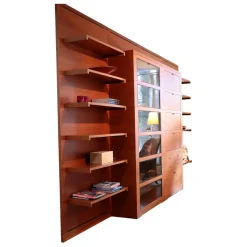 Giorgetti Wohnwände & Tv-Lowboards|Wohnwand Oli Akrylbeizung Nussbaum