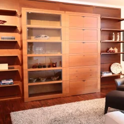 Giorgetti Wohnwände & Tv-Lowboards|Wohnwand Oli Akrylbeizung Nussbaum