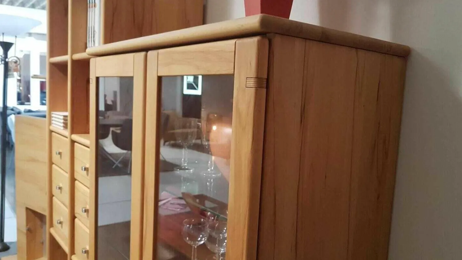 Team 7 Wohnwände & Tv-Lowboards|Wohnwand Opus 1 Kernbuche Mit Glaselement