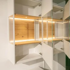 Venjakob Wohnwände & Tv-Lowboards|Wohnwand Plan X6 Lack Kristallweiß Matt Weiß Wildeiche Hell Soft Gebürstet Geölt Inklusive Beleuchtungspaket